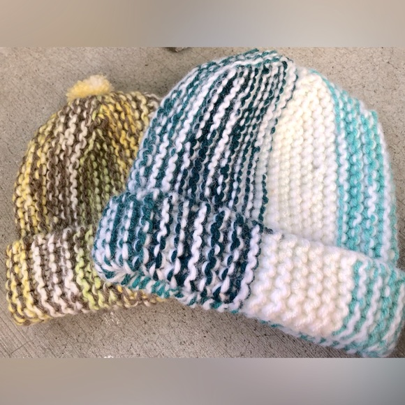 Toddler Homemade Knitted Stocking Hats Caps | Homemade Knit | Keep Head Warm - Picture 5 of 5